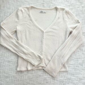 hollister button up cardigan